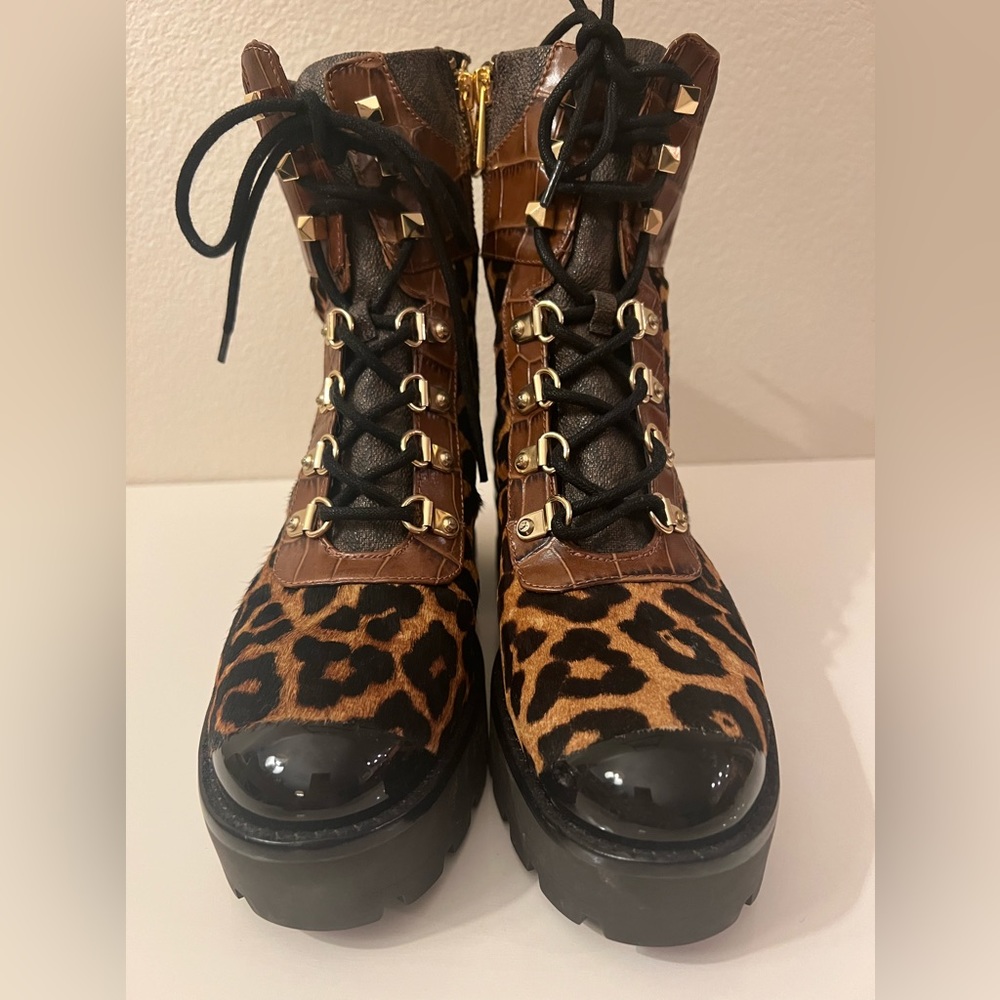 Michael Kors animal print boot